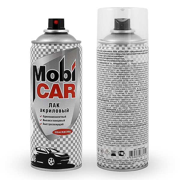 Лак акриловый MobiCAR