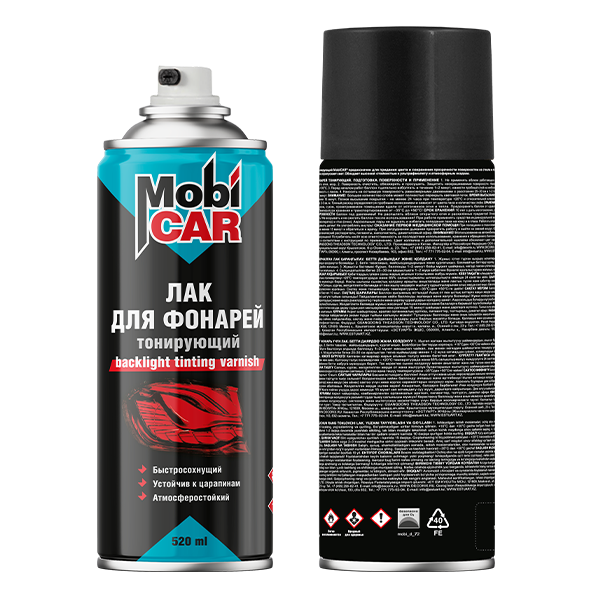 Лак для фонарей тонирующий MobiCAR