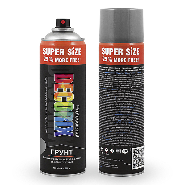 Грунт акриловый Professional MAT DECORIX, 520 мл