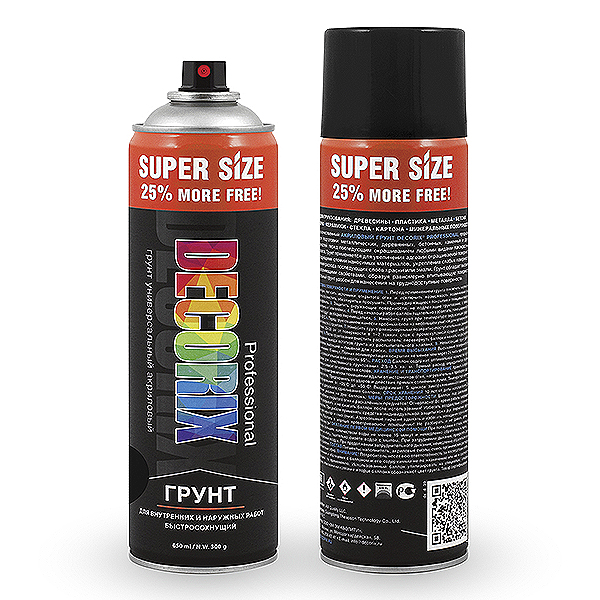 Грунт акриловый Professional MAT DECORIX, 520 мл