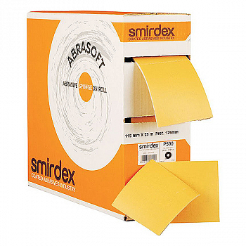 Бумага наждачная на поролоновой основе Abrasoft Smirdex 135 (Рулон)