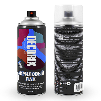 Лак акриловый DECORIX глянцевый