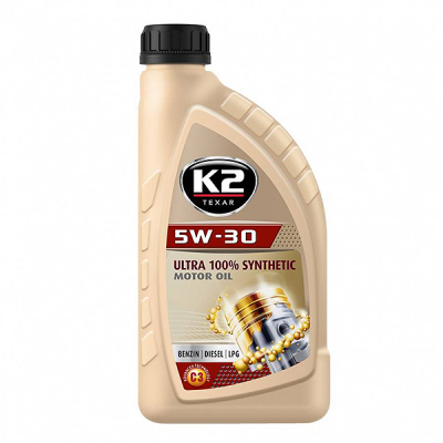 Масло моторное K2 Texar 5w-30 (Бензин, Дизель, Газ)