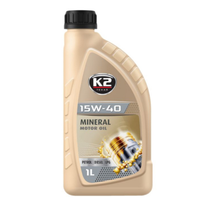 Масло моторное K2 Texar 15w-40 (Бензин, Дизель, Газ)