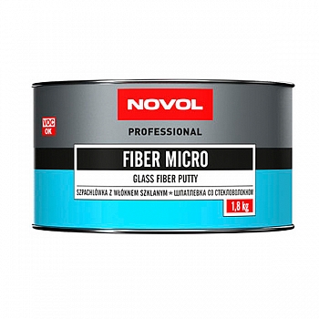 Шпатлевка с микро стекловолокном NOVOL FIBER MICRO